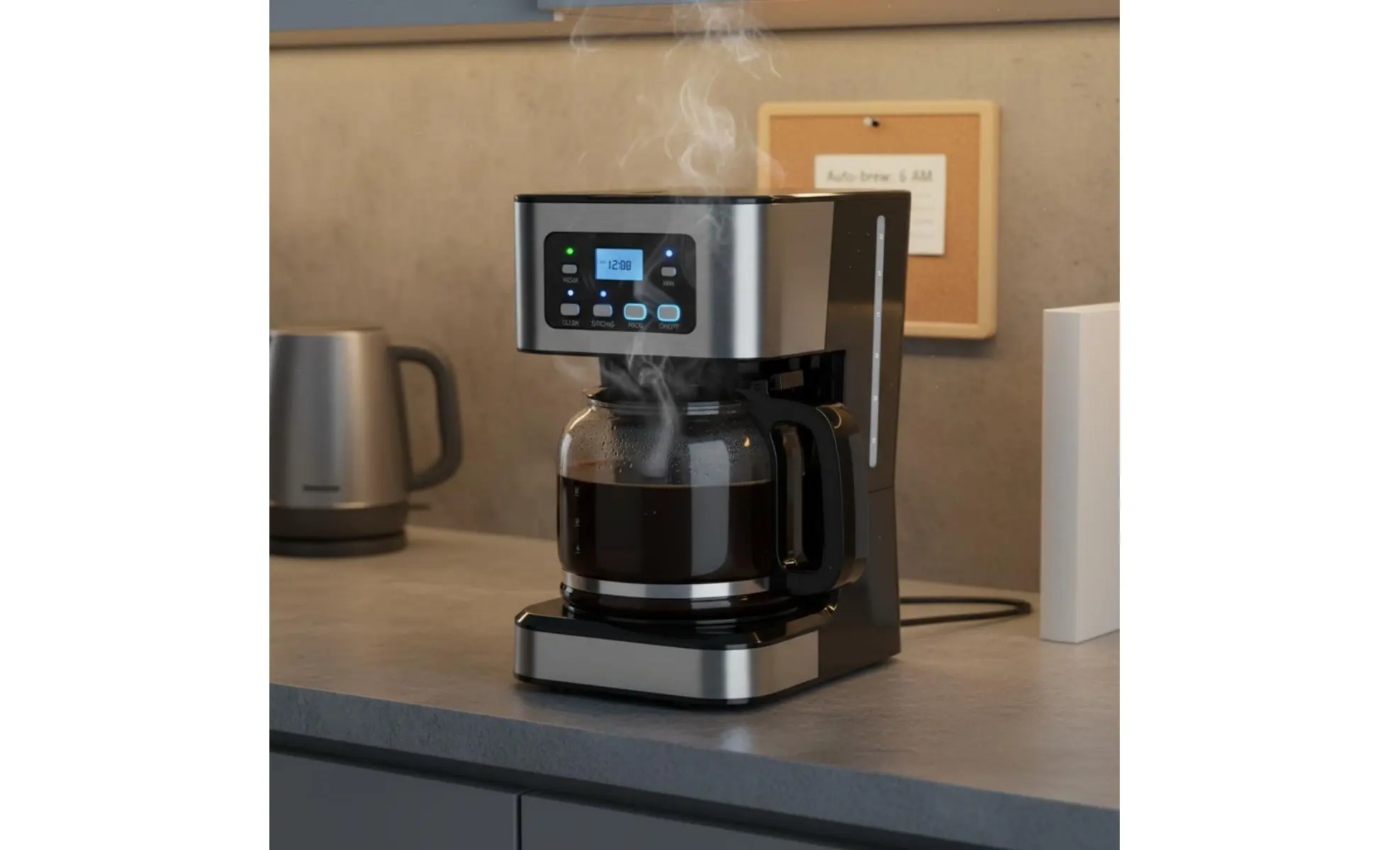 Automatic Pour-over Coffee Machine 24-Hour Timer Programmable Coffee Machine Kitchen Appliance Keep Warm 950W High Power