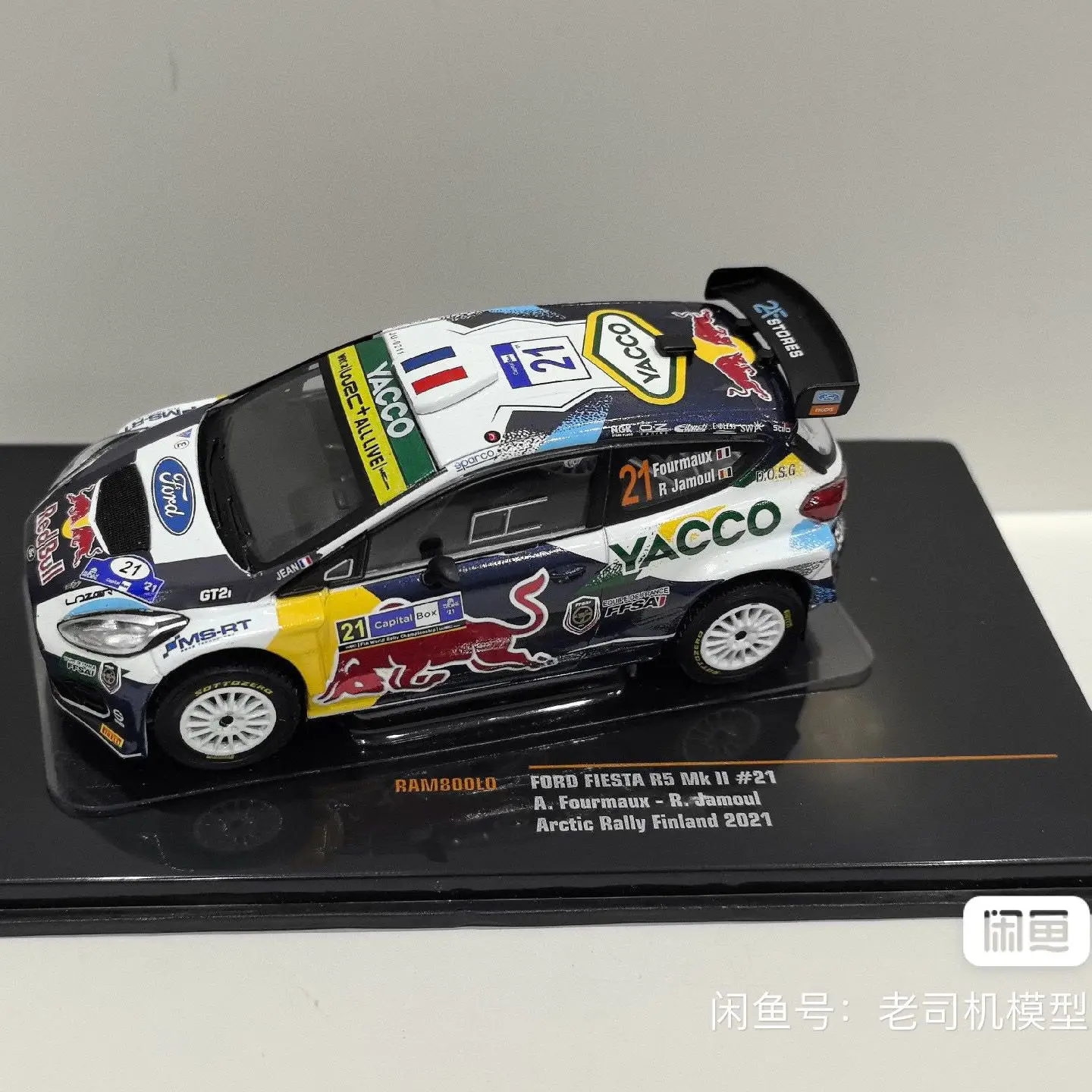 

Diecast IXO 1/43 Scale FORD FIESTA R5 #21 2021 Race Car Alloy Car Model Collectible Toy Gift Souvenir