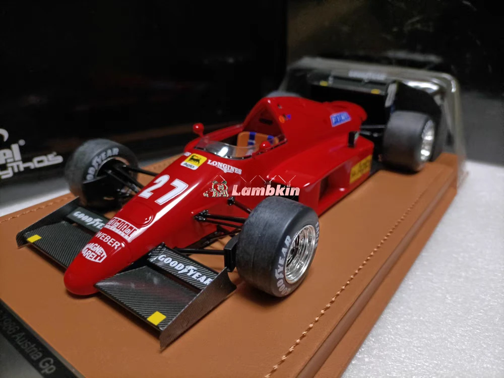 

Tecnomodel 1/18 Резина F1/86 1986 австралийская модель автомобиля Grand Prix Коллекция подарков орнамент миниатюрные игрушки для взрослых