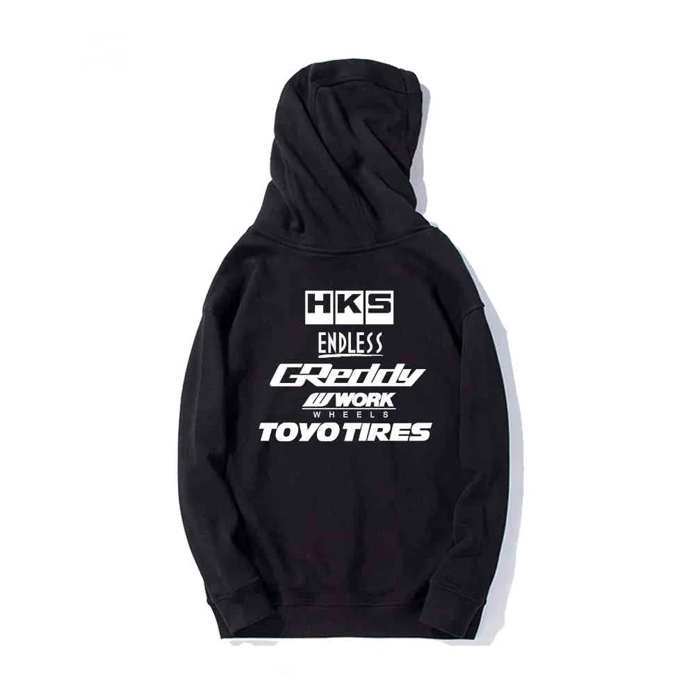 New arrival Autumn/Winter Japan JDM modified car style HKS ENDLESS pure adult motorsport unisex jumper trend fashion