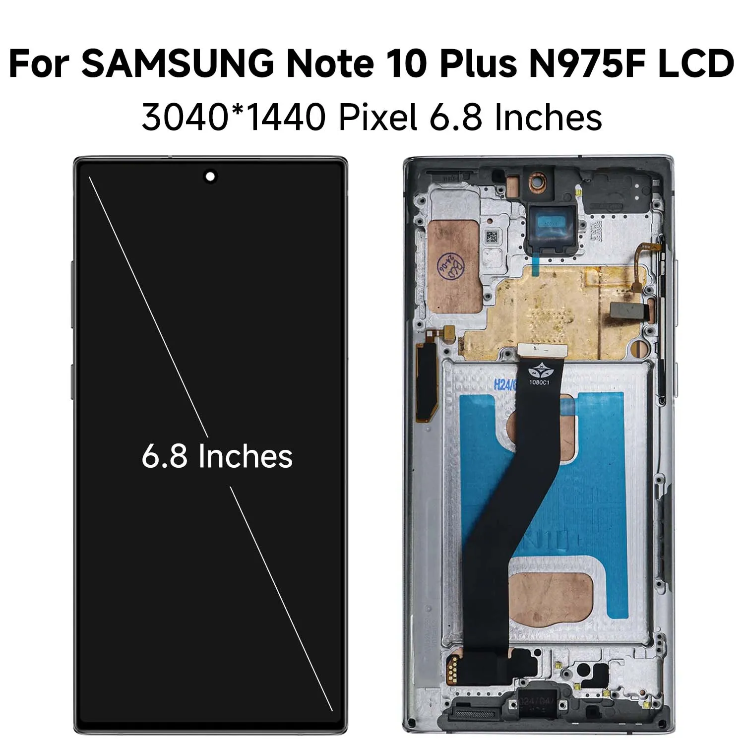 TFT Note 10 Plus For Samsung 6.8\'\'For Note10+ N975F N975 N975W LCD Display Touch Screen Digitizer Assembly Replacement