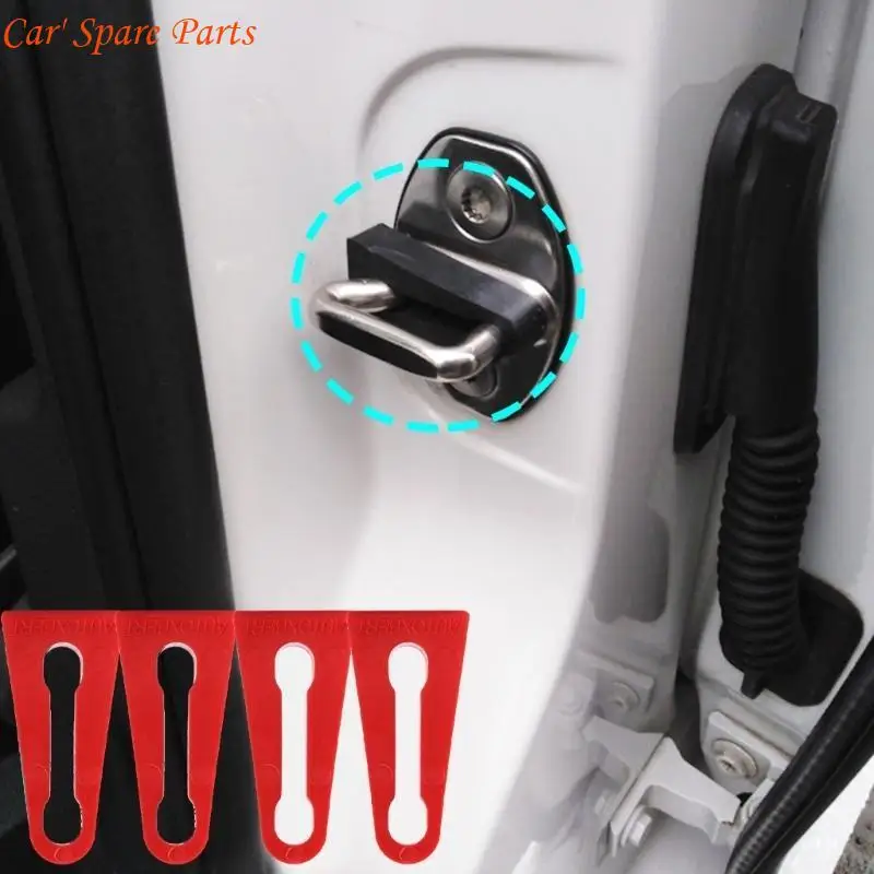 Y4UA 4pcs Door Lock Impact Dampers For Car Enhances Comfort And Protect Against Wear
