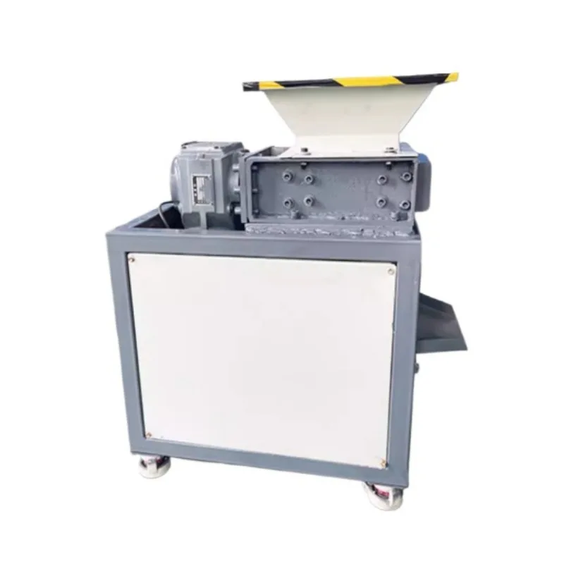 

Metal Rubber Shredder 2.2KW Domestic Industrial Waste Shredder Carton Bone Board Crusher Tire Crushing Machine Type 200