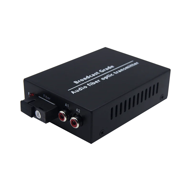 1-16 Channel RCA Audio to Fiber Converter Transmitter Receiver Kit over Single Mode Fiber up to 20km