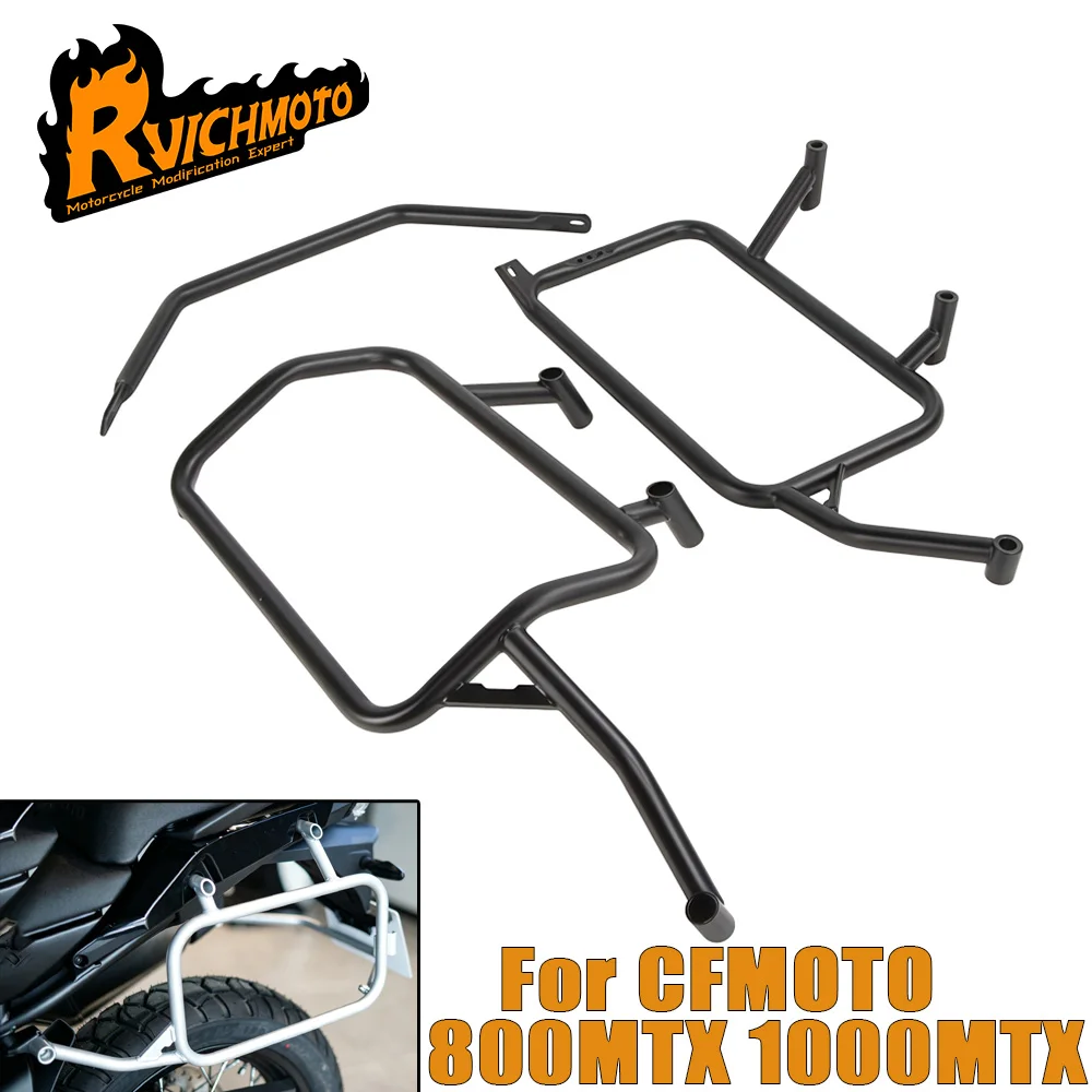 Motorcycle 800MTX 1000MTX Side Luggage Rack Bracket Pannier Saddlebag Support Racks Saddle Bags For CFMOTO 800MT-X 1000MT-X 1000