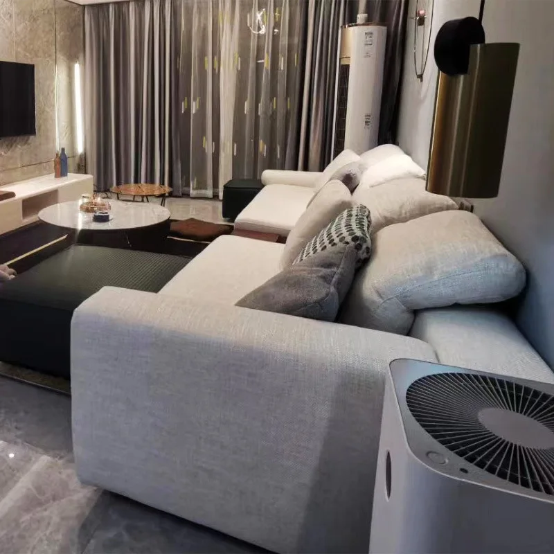 Italienisches einfaches kleines Apartment-Wohnzimmer-Stoffsofa