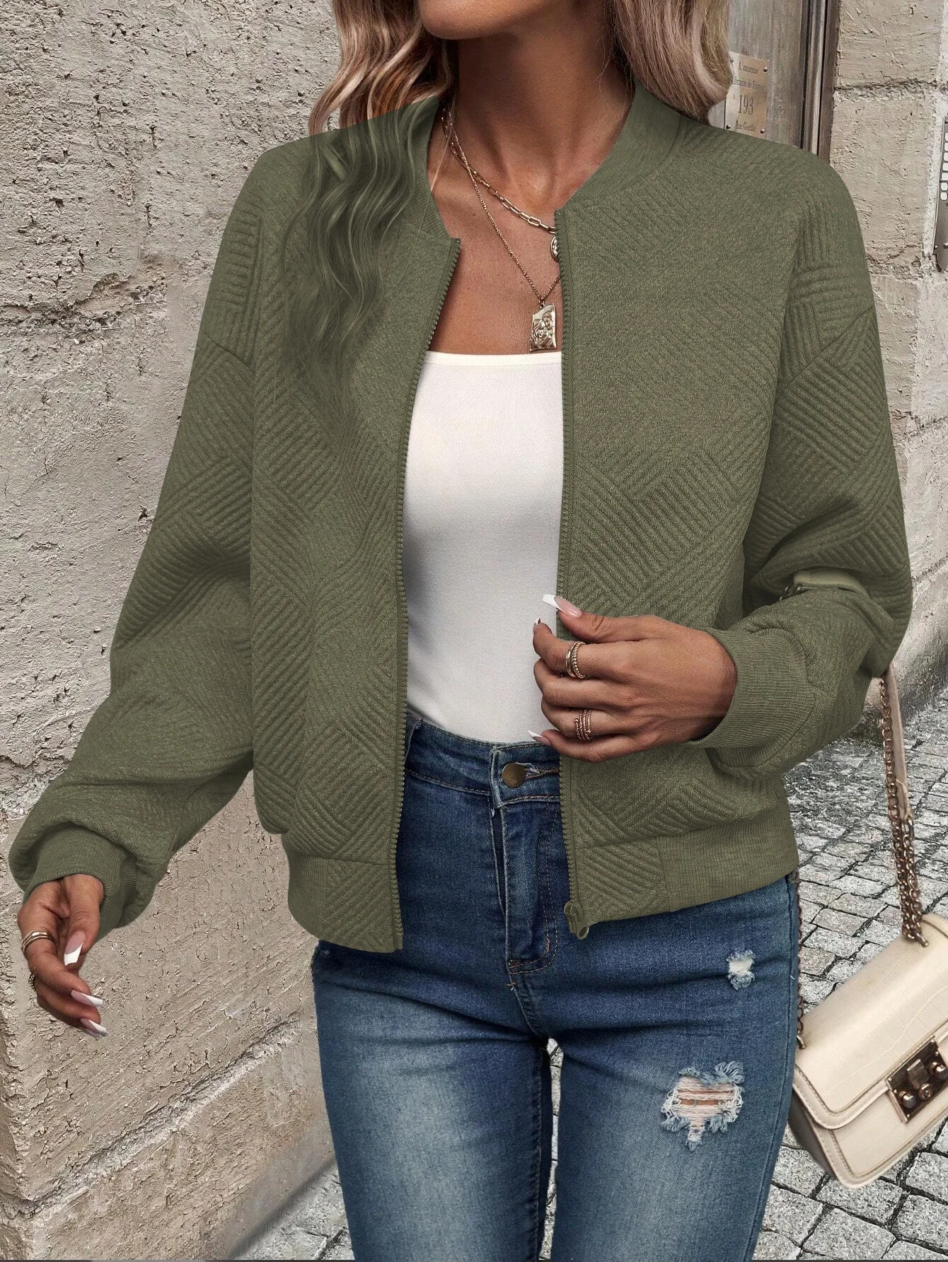 

Повседневное женское пальто на молнии, однотонное пальто с бейсбольным воротником, осень-зима, Новое поступление, прямая трубка, длинное све