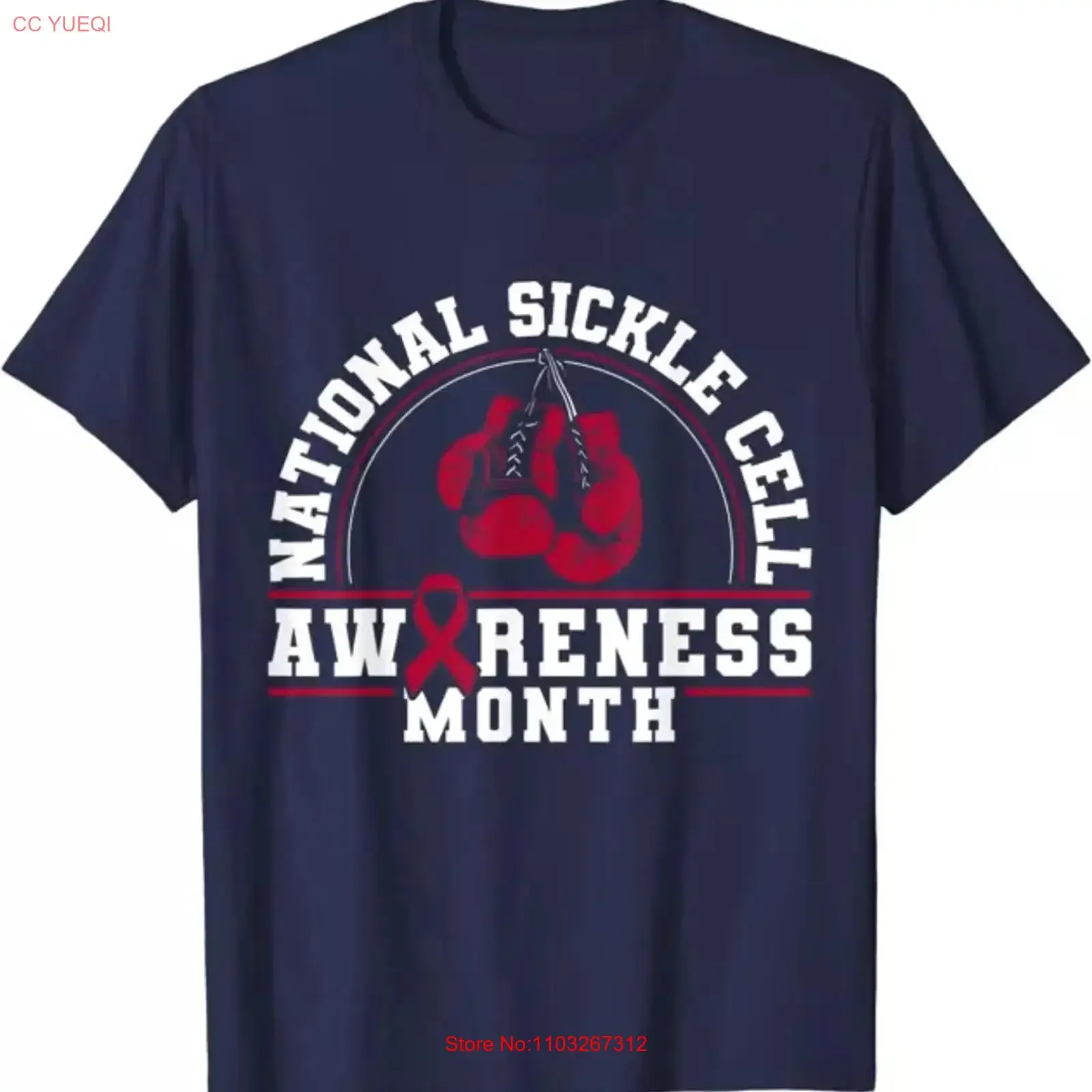 Футболка National Sickle Cell Awareness Month Fighting, винтажная стираная универсальная модная футболка с рисунком, мягкая уличная одежда, дышащая мужская футболка