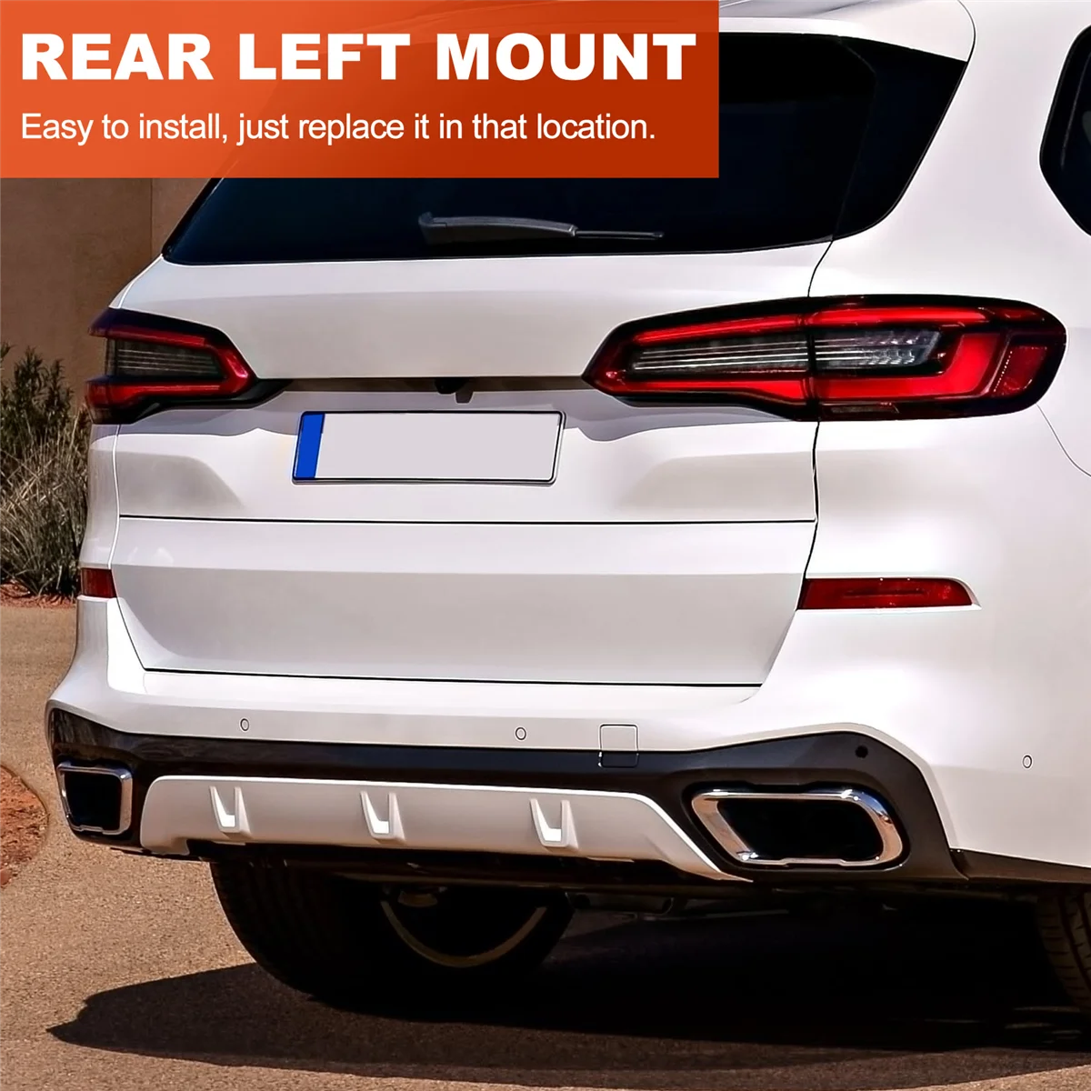 

Superior-1Pair Left & Right Rear Bumper Reflector Panel 63147463973 63147463974 for BMW G05 X5 40iX 50iX 2018-2022