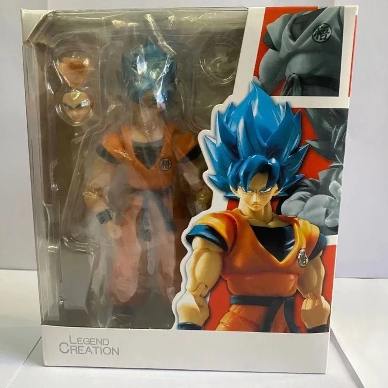 Anime Figurine Saiyan Joint Movable And Interchangeable Boxed Desktop Ornament Peripheral Unisex Children Holiday Gift