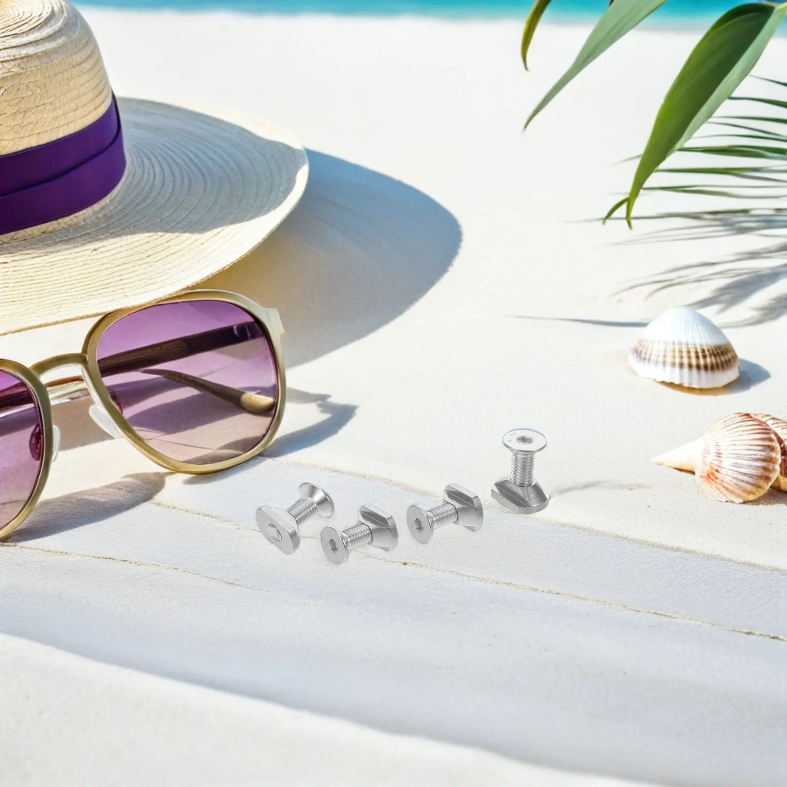 

Комплект из 4 шт. винтов для крепления гидрофойла, нержавеющая сталь, M8, Т-образные гайки, шестигранные винты для гидрофойла, вингфойла, SUP, кайтборда, треков