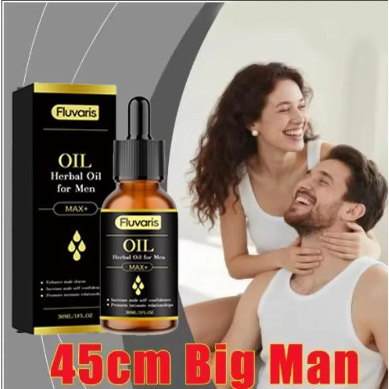 Herbal Men Body Care Essential Oil Refreshing Moisturizing Easy Absorb Non-Greasy Gentle Nourish Men Skin Massage Oil
