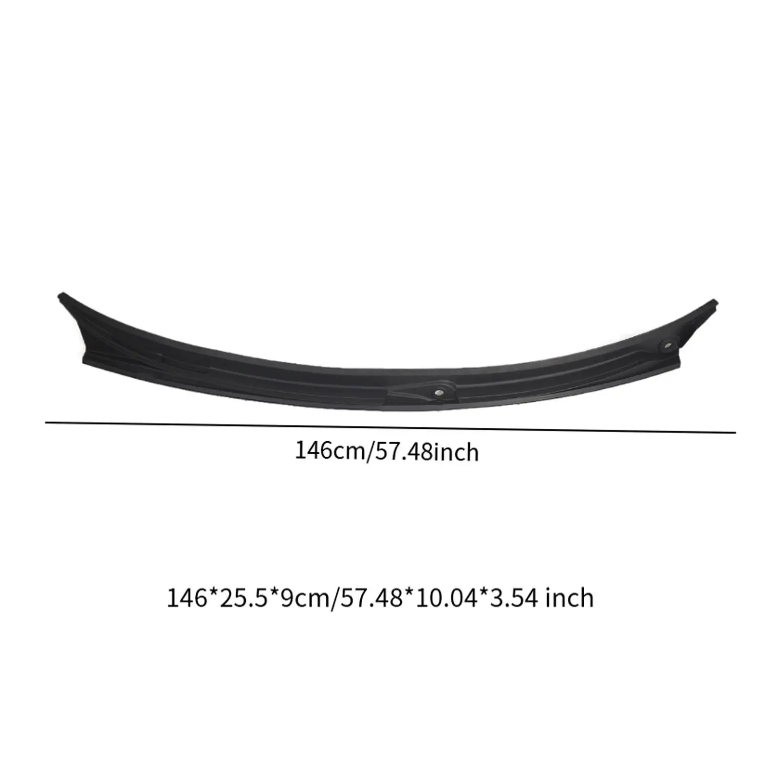 Windshield Wiper Cowl Black Grille Panel Molding Durable Plastic Trim for BMW 325ci 330xi 323ci M3