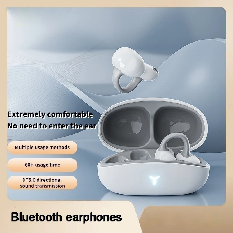 Bone Conduction TWS Earbuds Comfortable Painless Earcuffs Wireless Bluetooth Earphones Auriculares Sport Music Headset For Phone