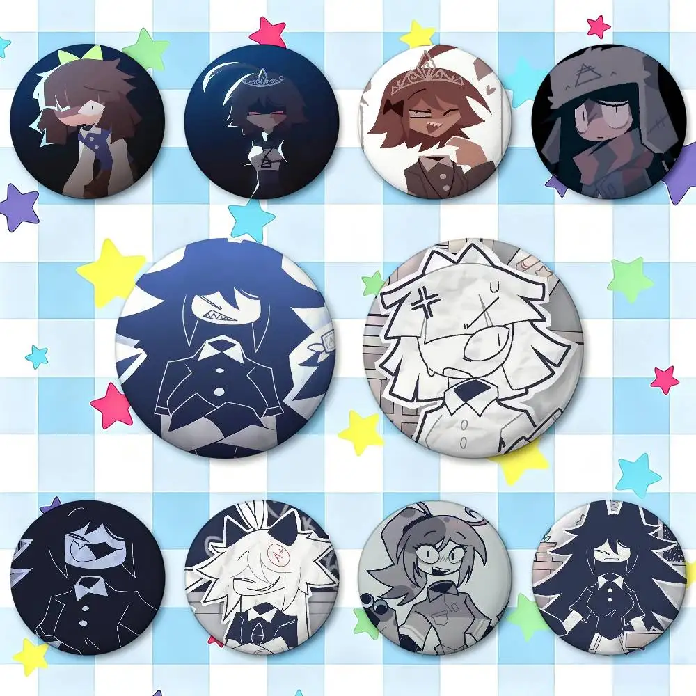 F-undamental P-aper E-ducation Badges 25 32 44 58 75 Mm Round Cosplay Pin Bag Decor Fans Collect Friends Gifts Brooch Souvenir