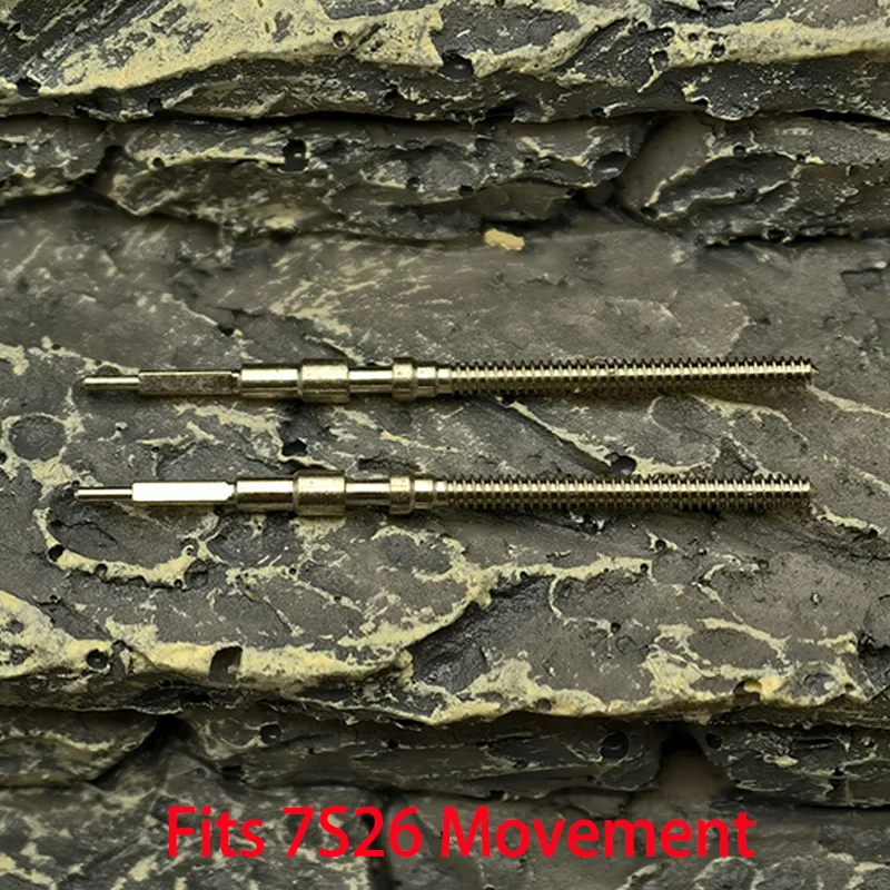 2PCS/4PCS 7S26 Stainless Steel Crown Movement Crown Stem Fits For 7S26 Automatic Mechanical Movement Stem Repair Parts