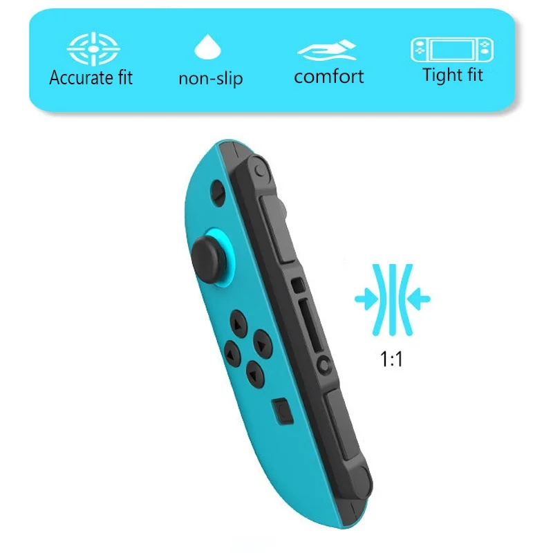 Para Switch 2 Joycon funda de silicona con mango para NS 2 Switch 2 protección del controlador para Switch 2 accesorios de repuesto