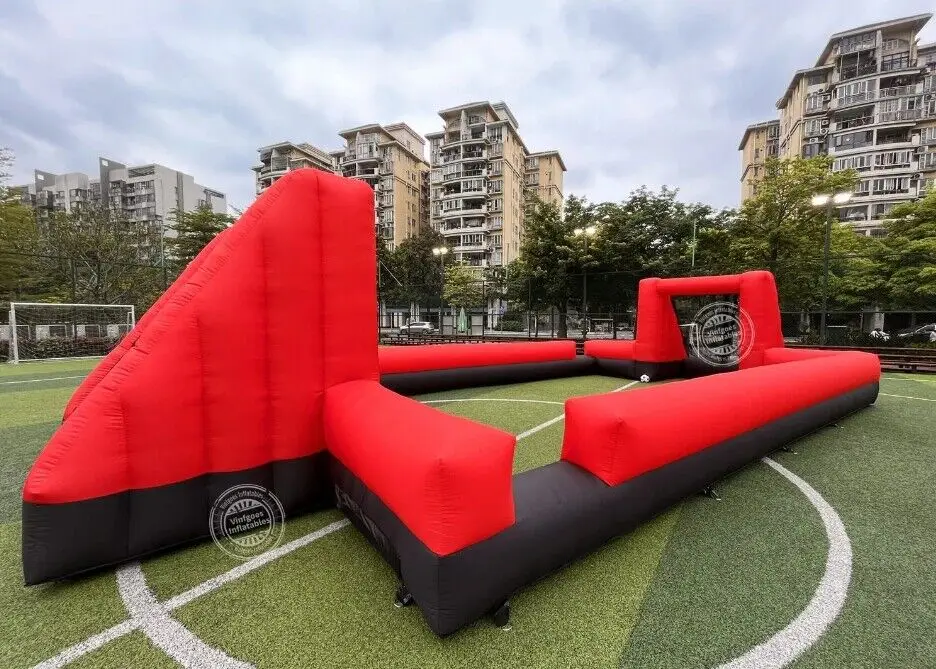 

Giant Inflatable Soccer Field Inflatable Football & Soccer Pitch Court for Games