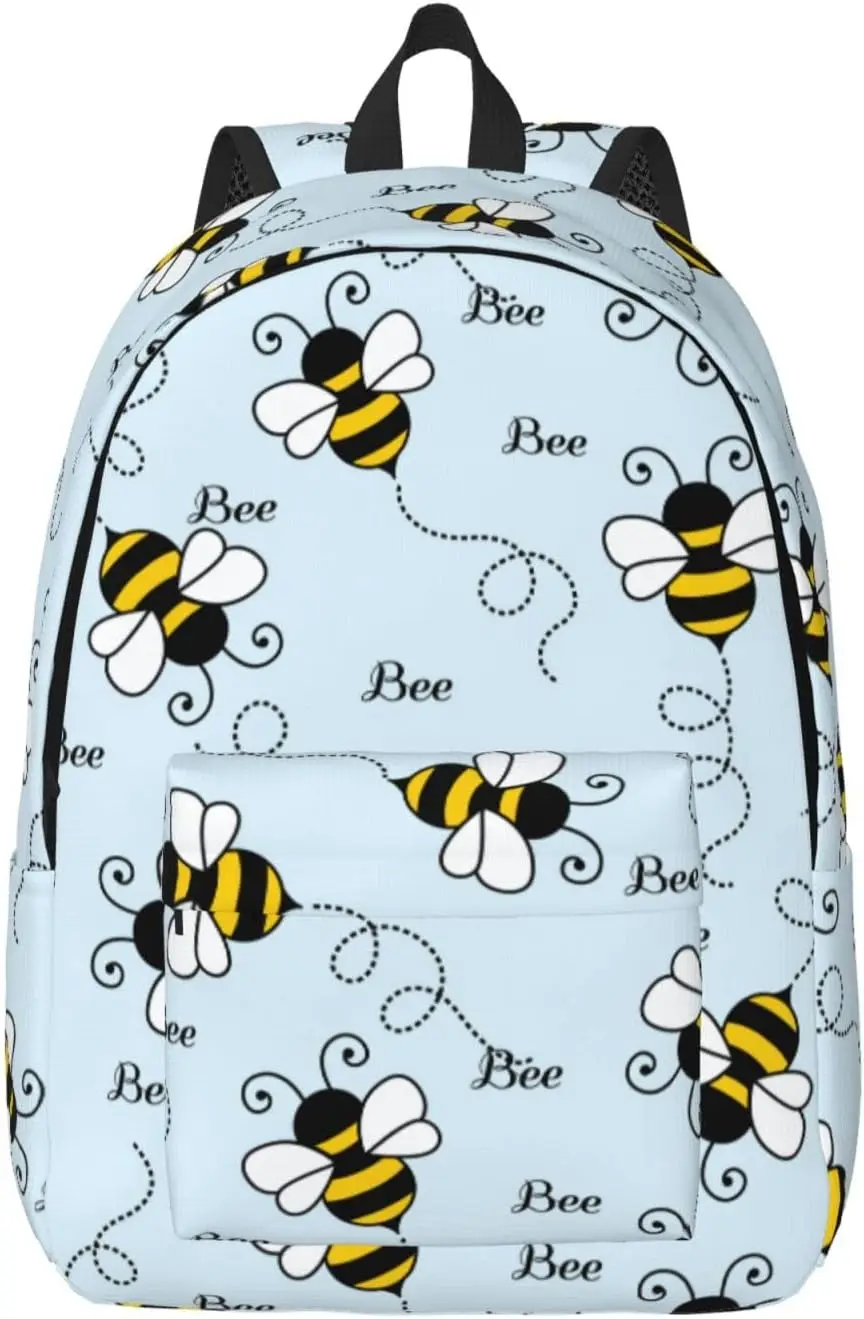 

Backpack Casual Lightweight Honey Bee Laptop Backpack Men Women Travel Bag Outdoor Canvas Daypack