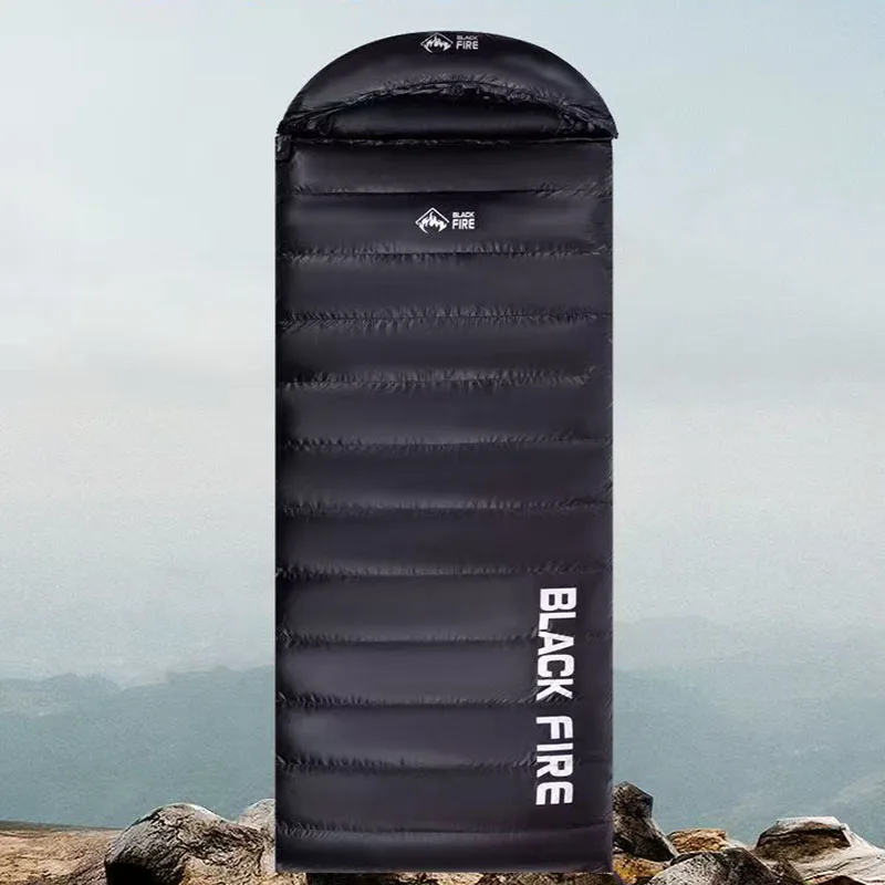 

New Goose Down Adult Envelope Outdoor Lightweight Portable Sleeping Bag Down Sleeping Bag Thickened