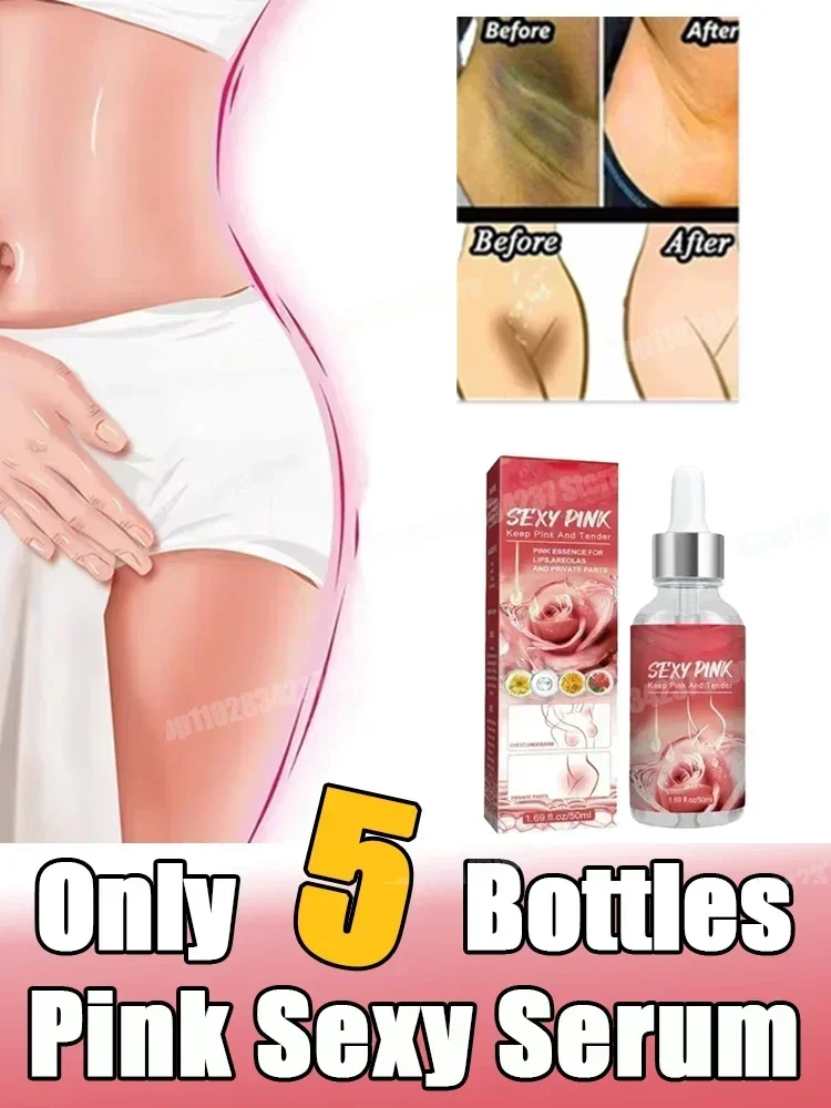 ⁿⁱᶜᵉ Sexy Pink Serum For Women Lip Areolas Private Parts Tender Remove Intimate Melanin Skin Care Whitening Body Serum