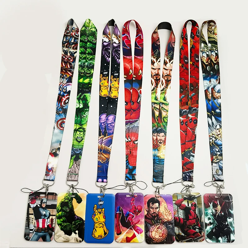 Wholesale American Anime Movie Lanyards Keys Neck Strap For Card Badge Gym Key Chain Lanyard Key Holder DIY Hang Rope Keyrings