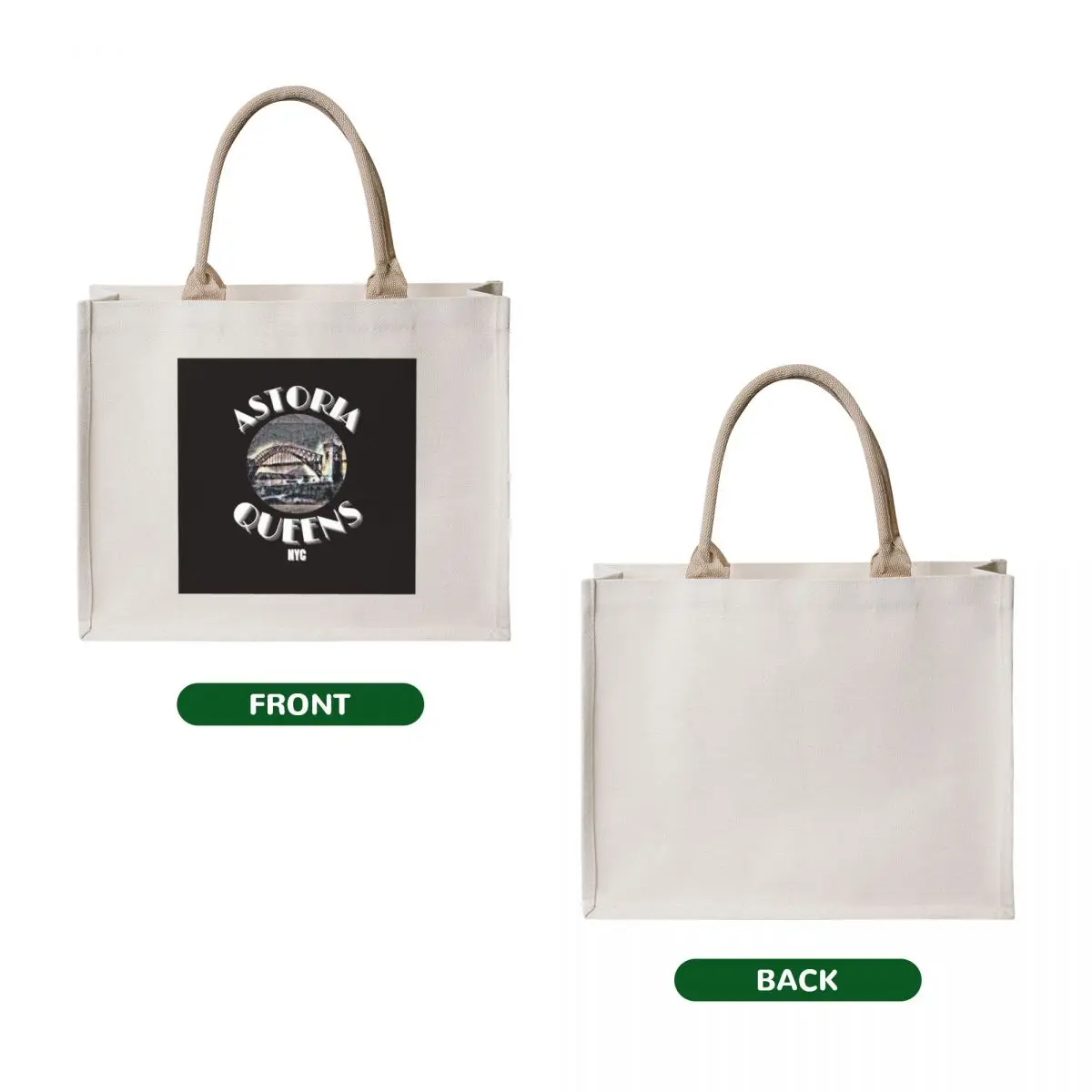 ASTORIA QUEENS NYC Tote Bag Woman shopper bag tote bag men's university shopper Women bags