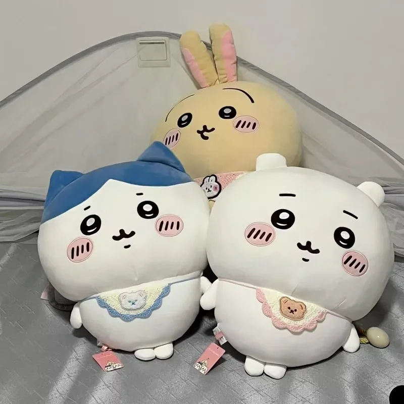 

В наличии MINISO Chiikawa Hachi Kawaii плюшевая подушка 30 см чучело животных аниме диван декор для сна приятель подарок для фанатов аниме