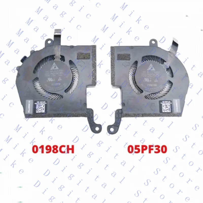 

UU для DELL Alienware x14 охлаждающий вентилятор 0198CH 05PF30