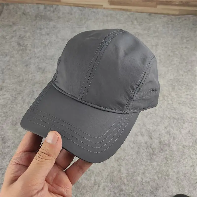 New Summer Quick Dry Closed Baseball Cap for Men Women - Large Size Big Head Wear Sun Visor Hat