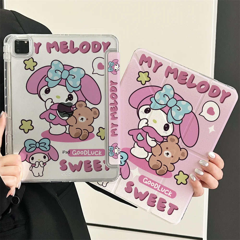 

Чехол Melody Y-fold для iPad 10-го 11-го поколения с слотом для карандашей для Air 4 5 6 10,9 дюймов 11 дюймов 10,2/10,5 9,7 Pro 11 Чехол-подставка