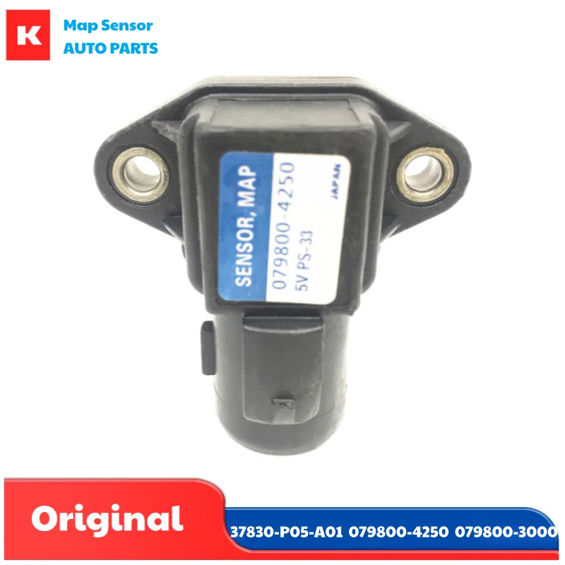 Brand New Map Sensors 079800-4250 37830-P05-A01 079800-3000 Air Intake Pressure Sensors for Honda Civic Accord Odyssey CRV