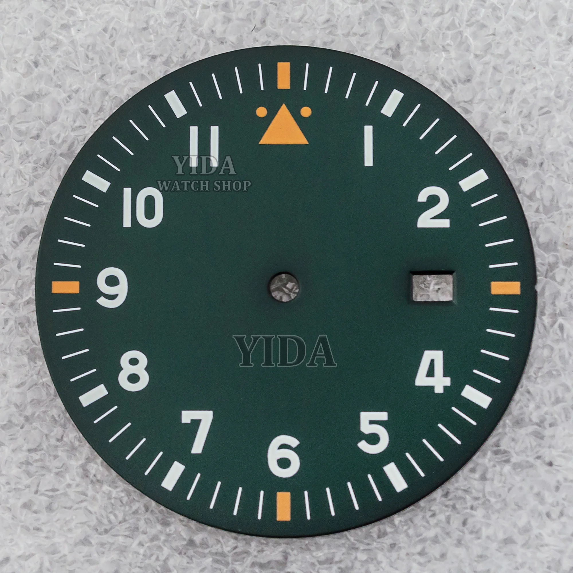 

36mm NH35 Watch Dial Green Luminous Faces For Mark XX Fit NH35 NH36 Movement Mod Watch Replacements Accessories Repair Tools