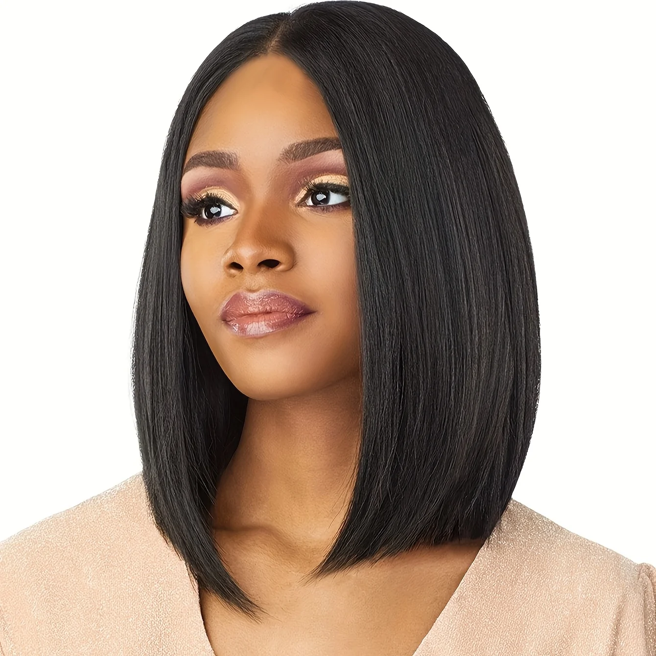 شعر بشري بدانتيل أمامي عالي الدقة بدون صمغ شعر بشري منزوع مسبقًا قبل القطع شعر Bye Bye عقدة مستقيمة 13*4 باروكات إغلاق دانتيل عالية الدقة للنساء