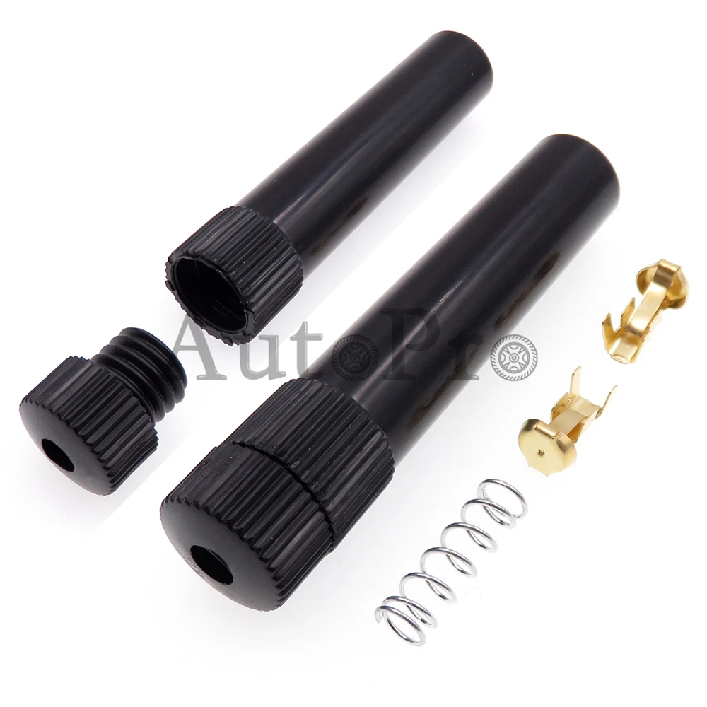 1 Set Screw Type Quick Blow Fuses Casing Wire Box For AC Assembly Car Glass Tube Fuse Holder with Spring and Terminal