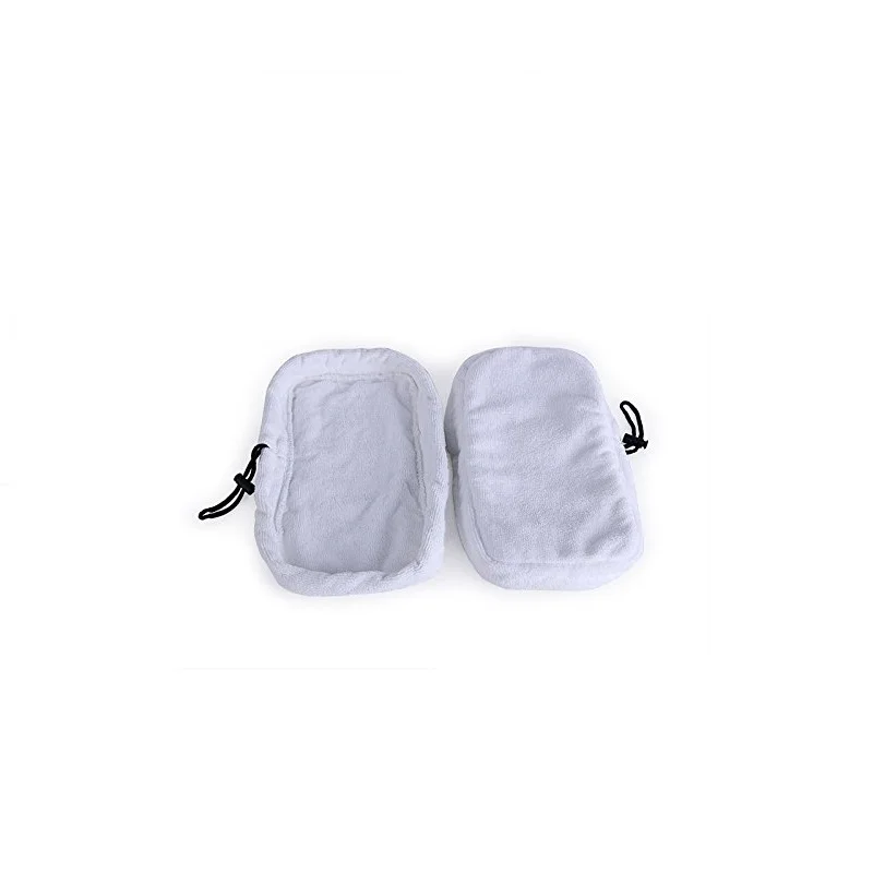 2PCS Replacement Steam Pad For Bissell Mop Pad Fiber Cloth Cover For Bissell Steam Mop With Double Bottom