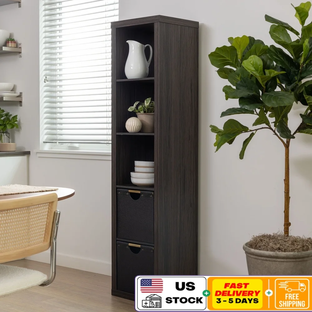 

5-Cube Vertical Storage Organizer Open Back Bookshelf Display Unit Shelving System Modern MDF Furniture Home Office Living Room