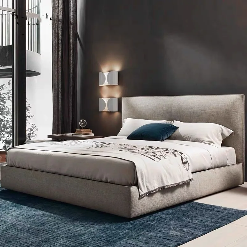 Modern removable double bed Small apartment storage bed Storage bed Secondary bed 1.5 meters
