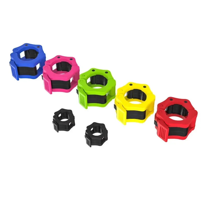 25/28/30/50mm Spinlock Barbell Collars Quick Release Barbell Clamps Weight Bar Clips for Weightlifting and Strength Training