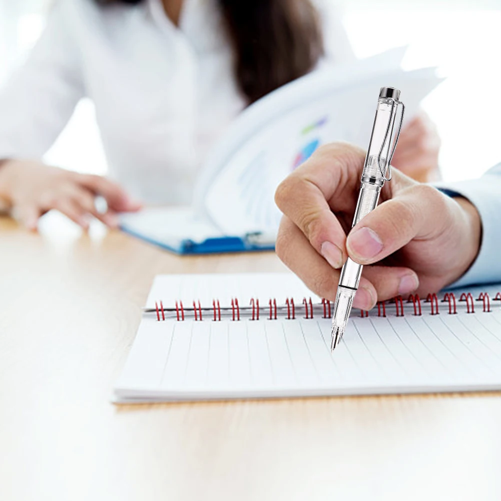 

4 шт. перьевая чернильная ручка-поглотитель для письма, канцелярские принадлежности, прозрачные многоразовые персонал