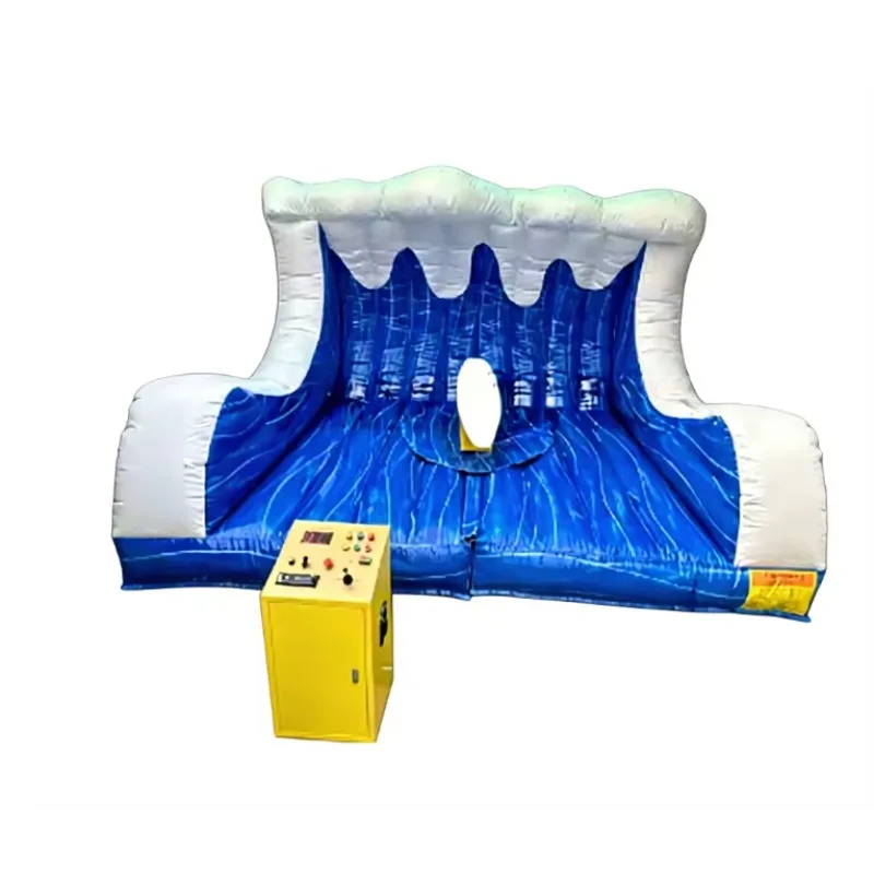 Outdoor Playground Entertainment Equipment Inflatable Mechanical Surf Emulator Thrilling Surfboard Game