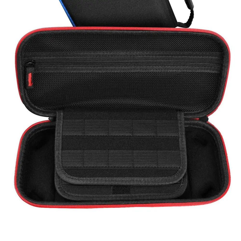 Carrying Case for Nintendo Switch Console for Switch OLED with 20 Games Cartridges Protective Hard Shell Storage Bag