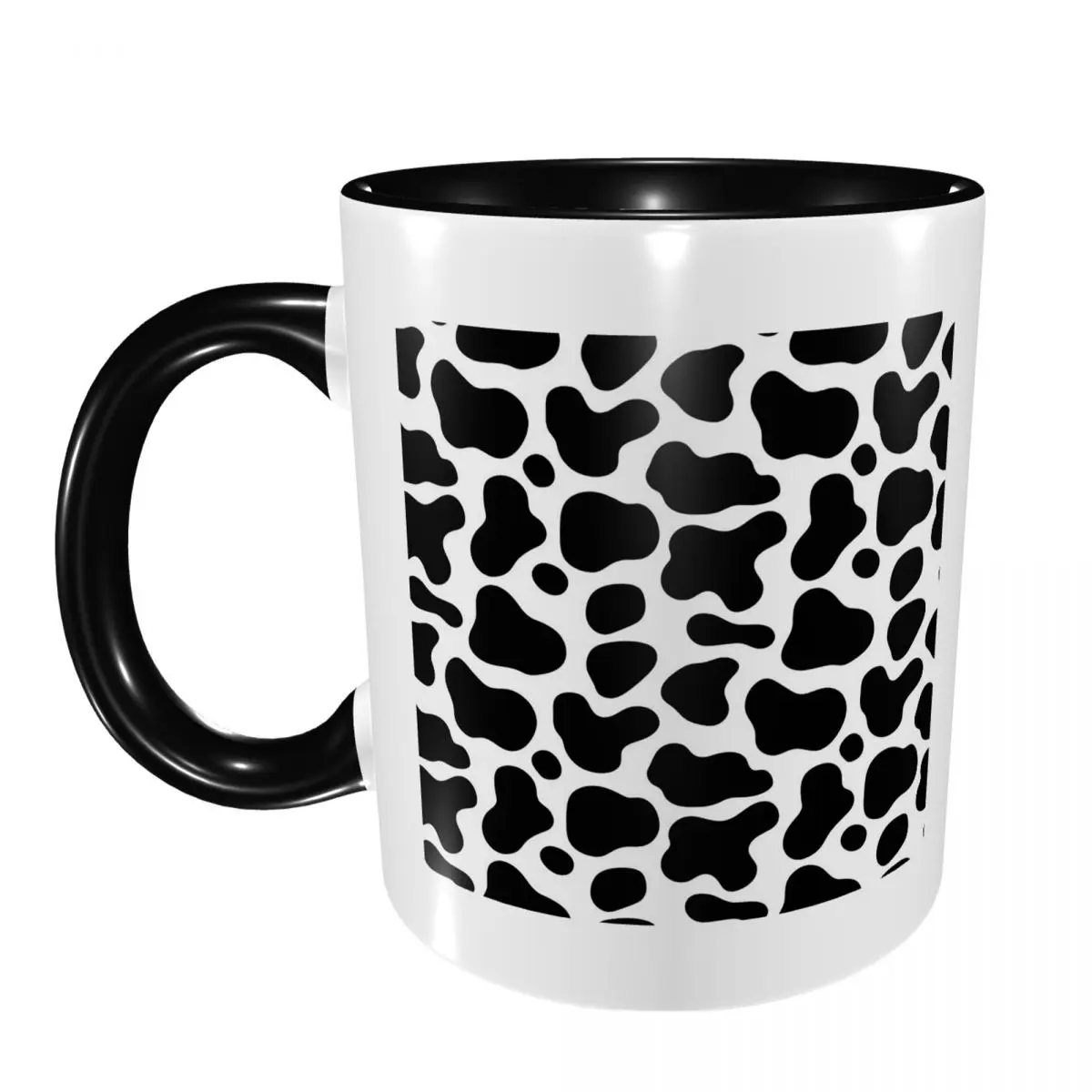 Cow Spots Animal Print Mug Funny Ceramic Coffee Cups Tea Mugs Milk Cup Drinkware Gift for Friends