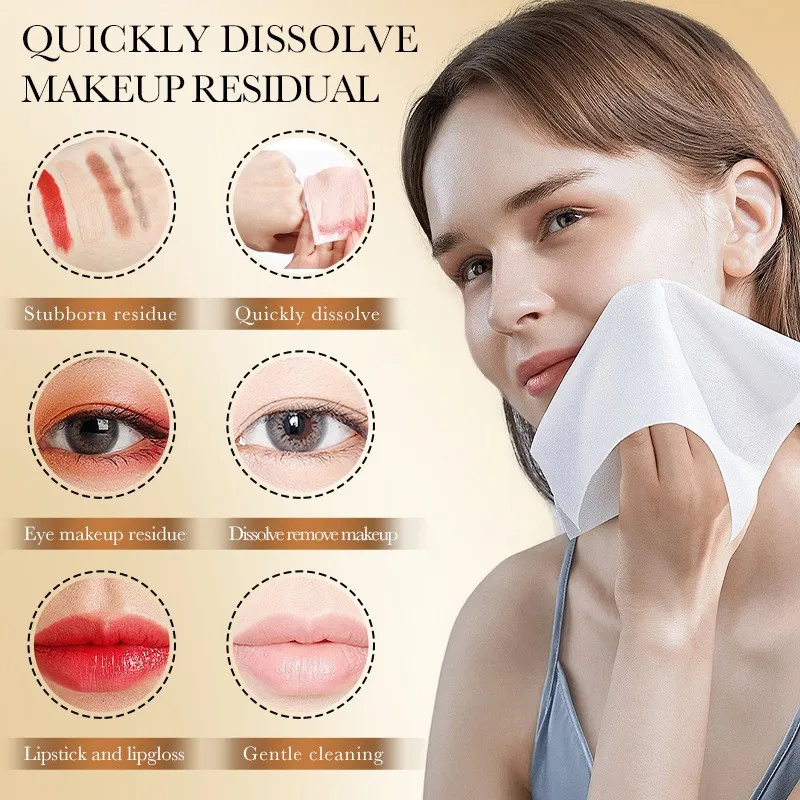 BIOAOUA Rice Raw Powder Remover Capsule Essential Oil Dissolve Makeup Gentle Non-irritating Cleansing Products
