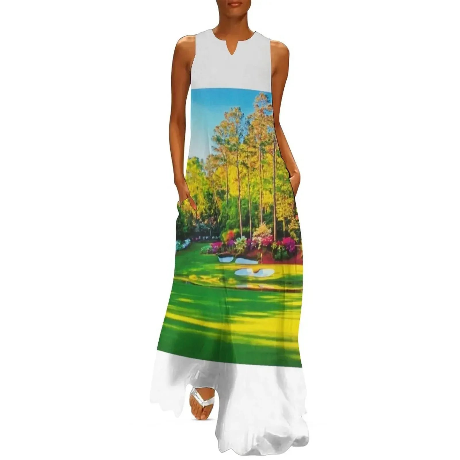 

Hole 13 at Augusta National Golf Course Long Dress elegant party dress for women 2025 clothes for woman Dress