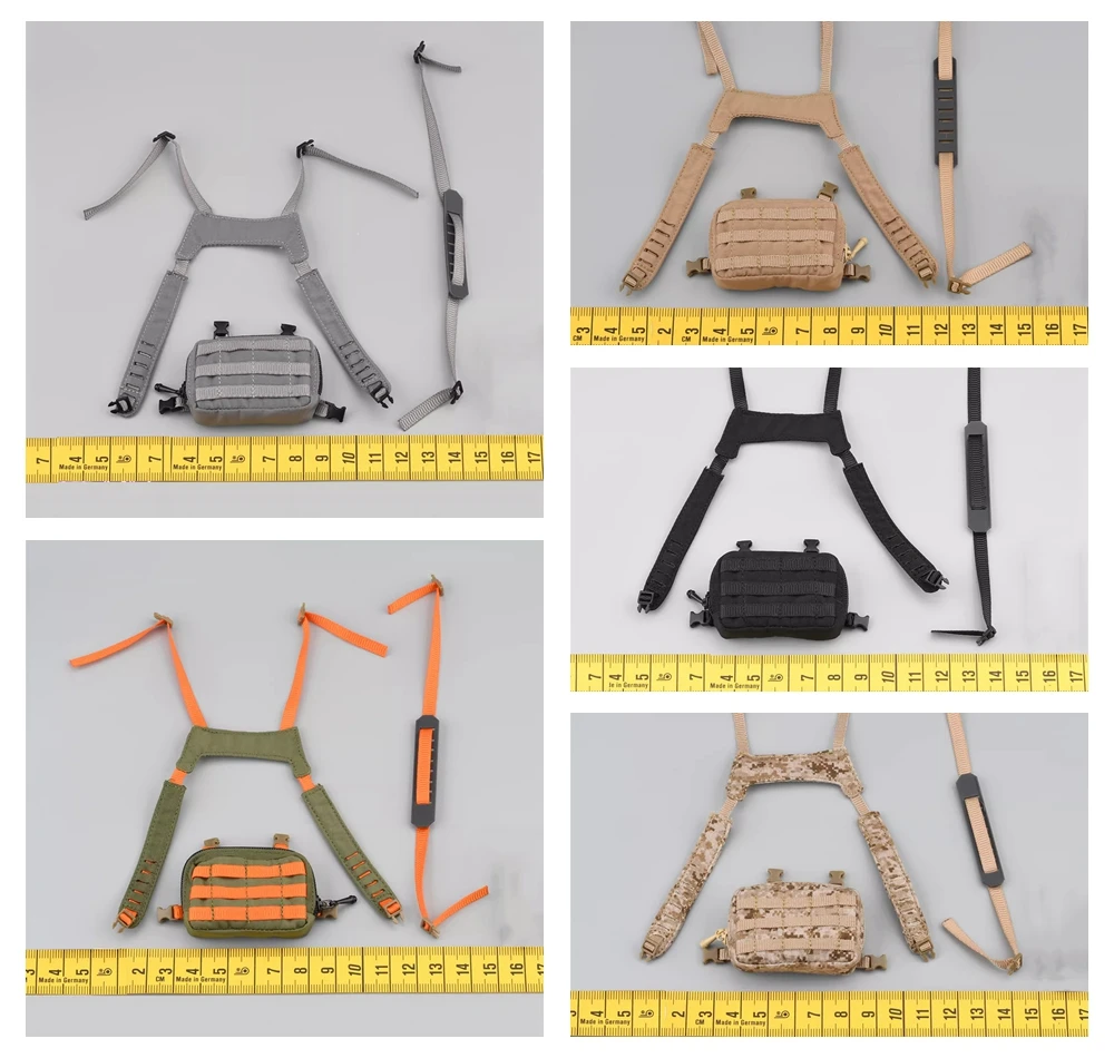 1/6 I-Bag i-bag05 Toys Model Hang Chest Vest Bag Phone Accessories For 12" Action Figure Scene Component DIY