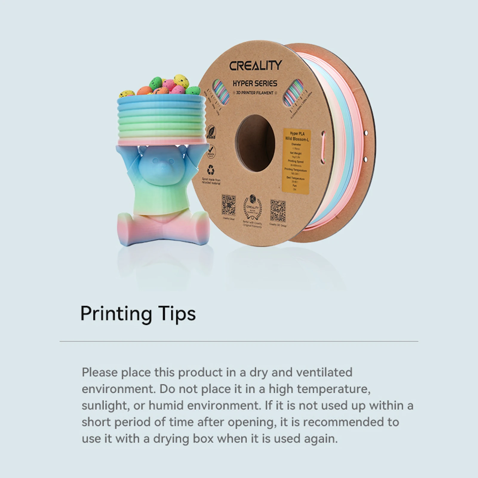 Creality Hyper PLA Filament 1. - Creality Printer Ender 3 V3 ulasan dan harga