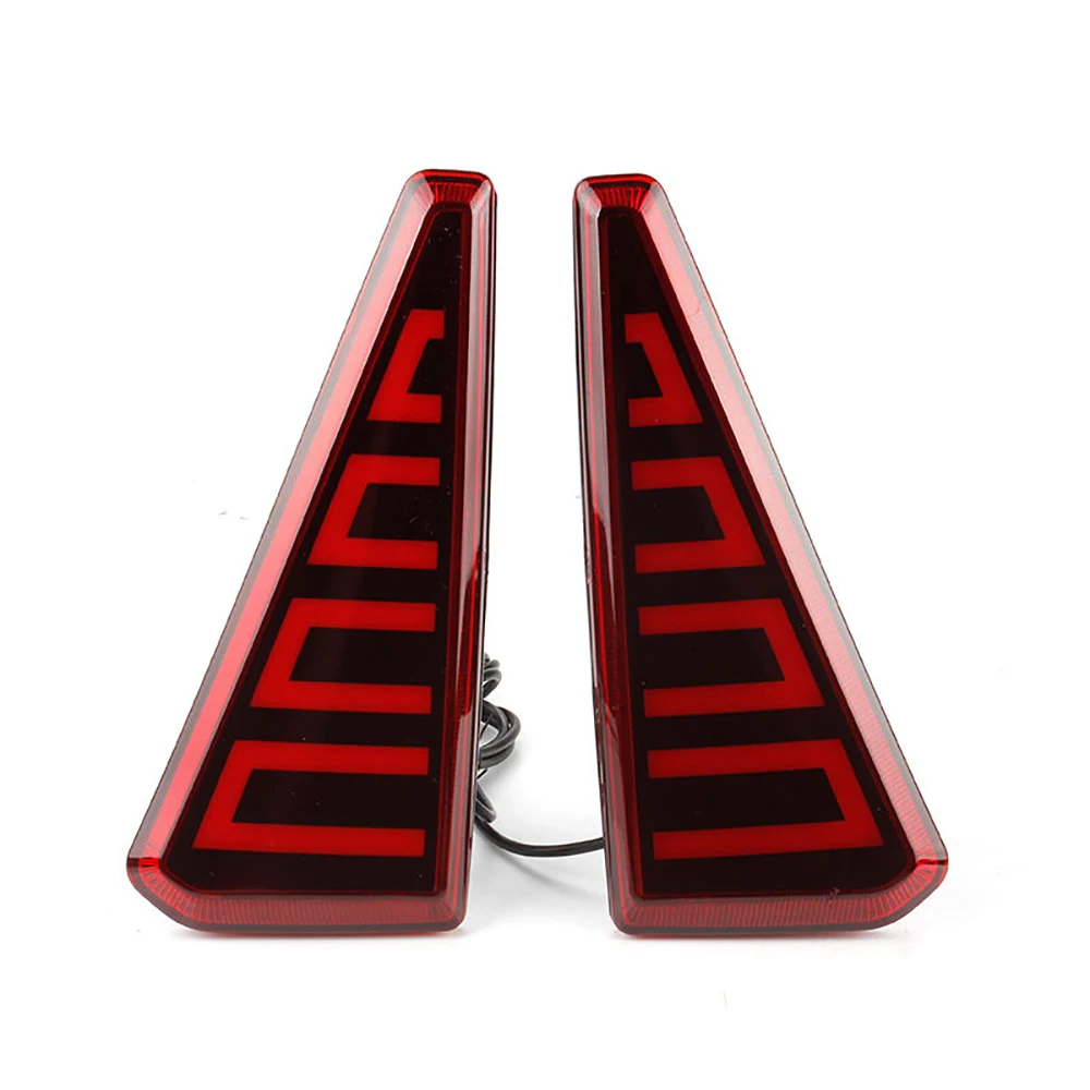 OKEEN 2pcs LED Rear Bumper Refleactor Light For Toyota NOAH VOXY 80 2019 2020 Car Driving Brake Tail Lights Auto Accessories 12V