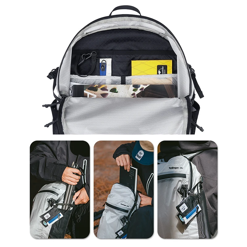 Naturehike Backpack 15L Camping Hiking Bag Outdoor Travel Trekking Backpacks Super Light Large Capacity Urban Cycling Backpack