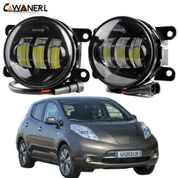 2 Pieces 30W Fog Light Assembly For Nissan Leaf ZE0 Car Front LED Fog Driving Lamp 2010 2011 2012 2013 2014 2015 2016 2017